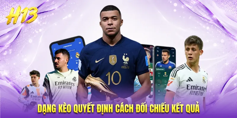 Dạng kèo quyết định cách đối chiếu kết quả